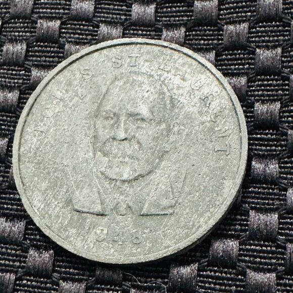 Shell Oil Token Prime Ministers of Canada 1948 - Louis St-Laurent Metal N 45568 - Picture 8 of 9